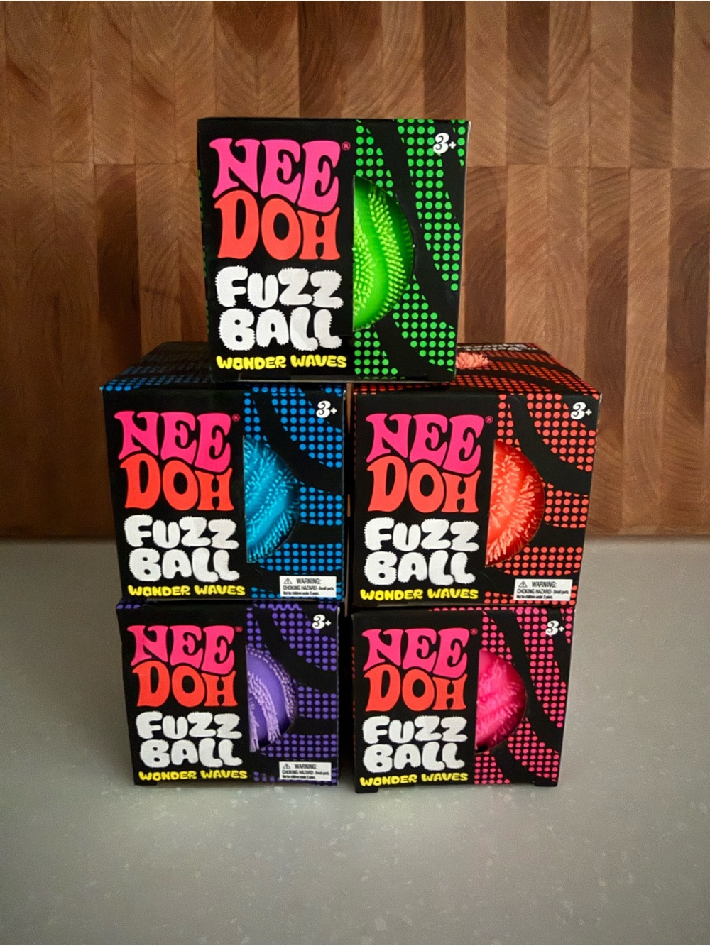 Needoh Fuzz Ball Wonder Waves - full set